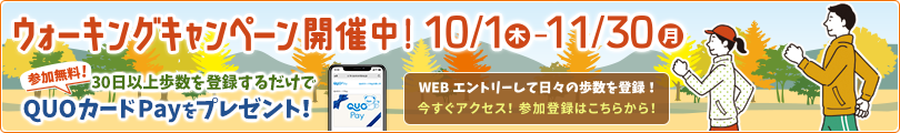 ウォーキングキャンペーン